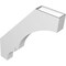 Ekena Millwork 4-in. W x 30-in. D x 34-in. H Balboa Architectural Grade PVC Knee Brace BRCP04X30X34BOA - alternate 6